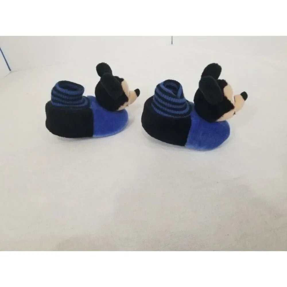 Boys S 5/6 Mickey‎ Mouse Slippers Vintage